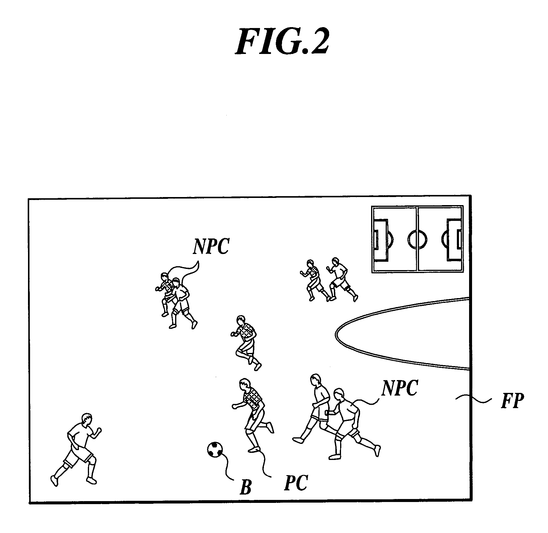 Method of game character movement control in game space