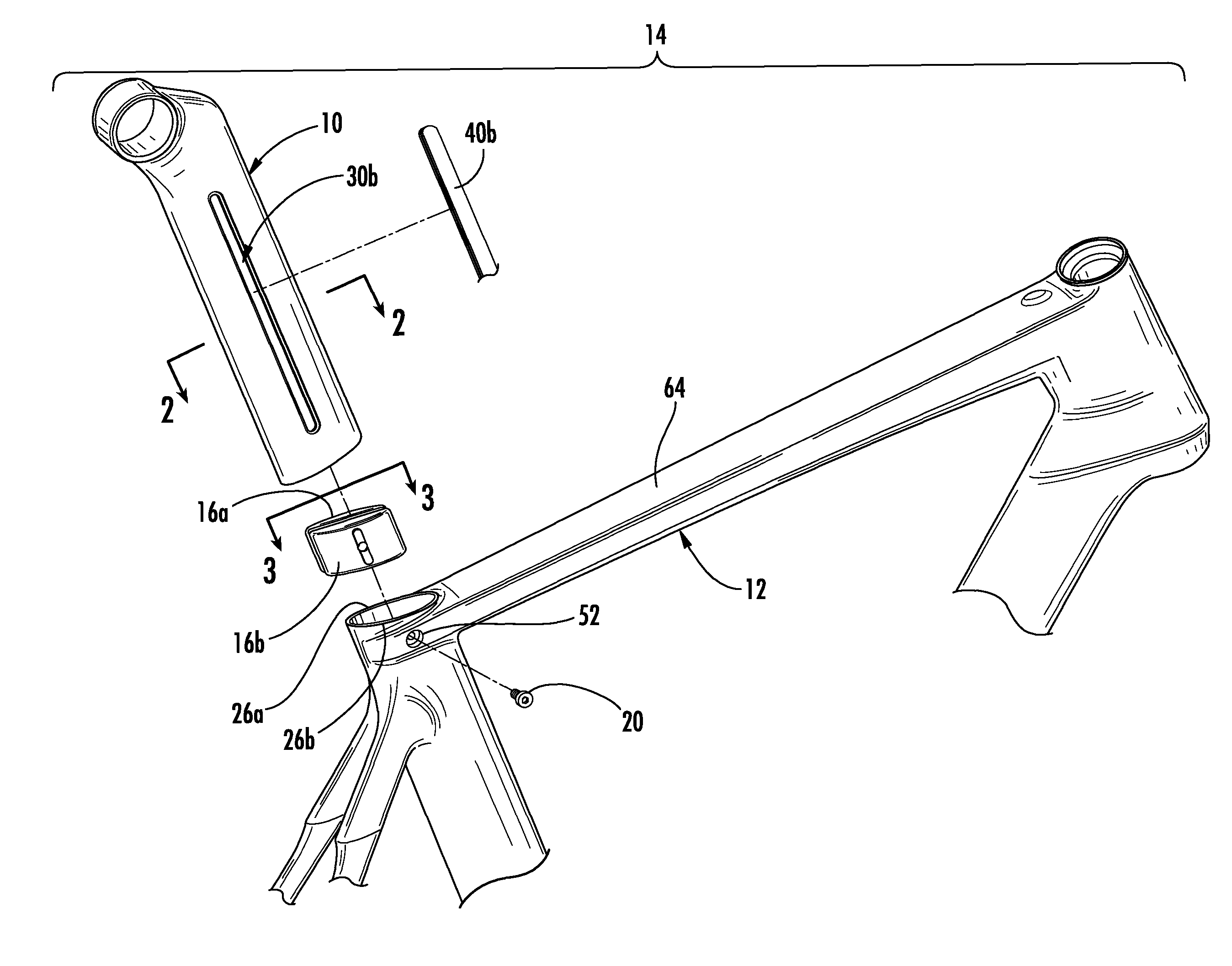 Aero seat post mounting device