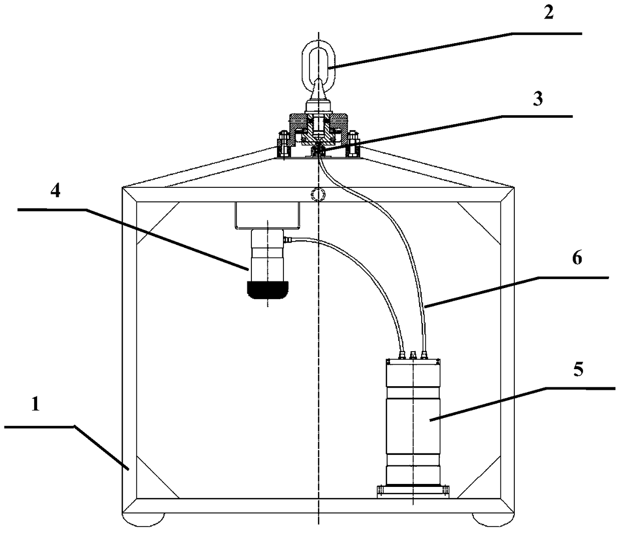 Combination discrimination method and device for bottom-touching process of sea bottom-sitting measuring equipment