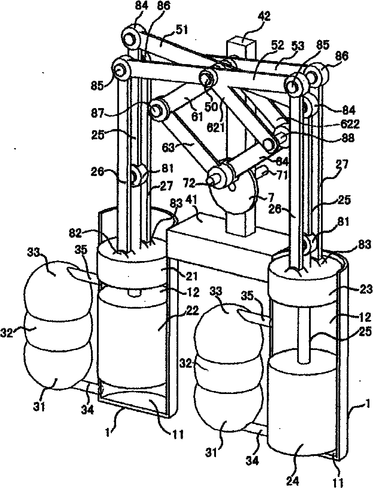 External combustion engine and transmission mechanism thereof
