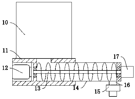 Quantitative dosing device for producing refractory material