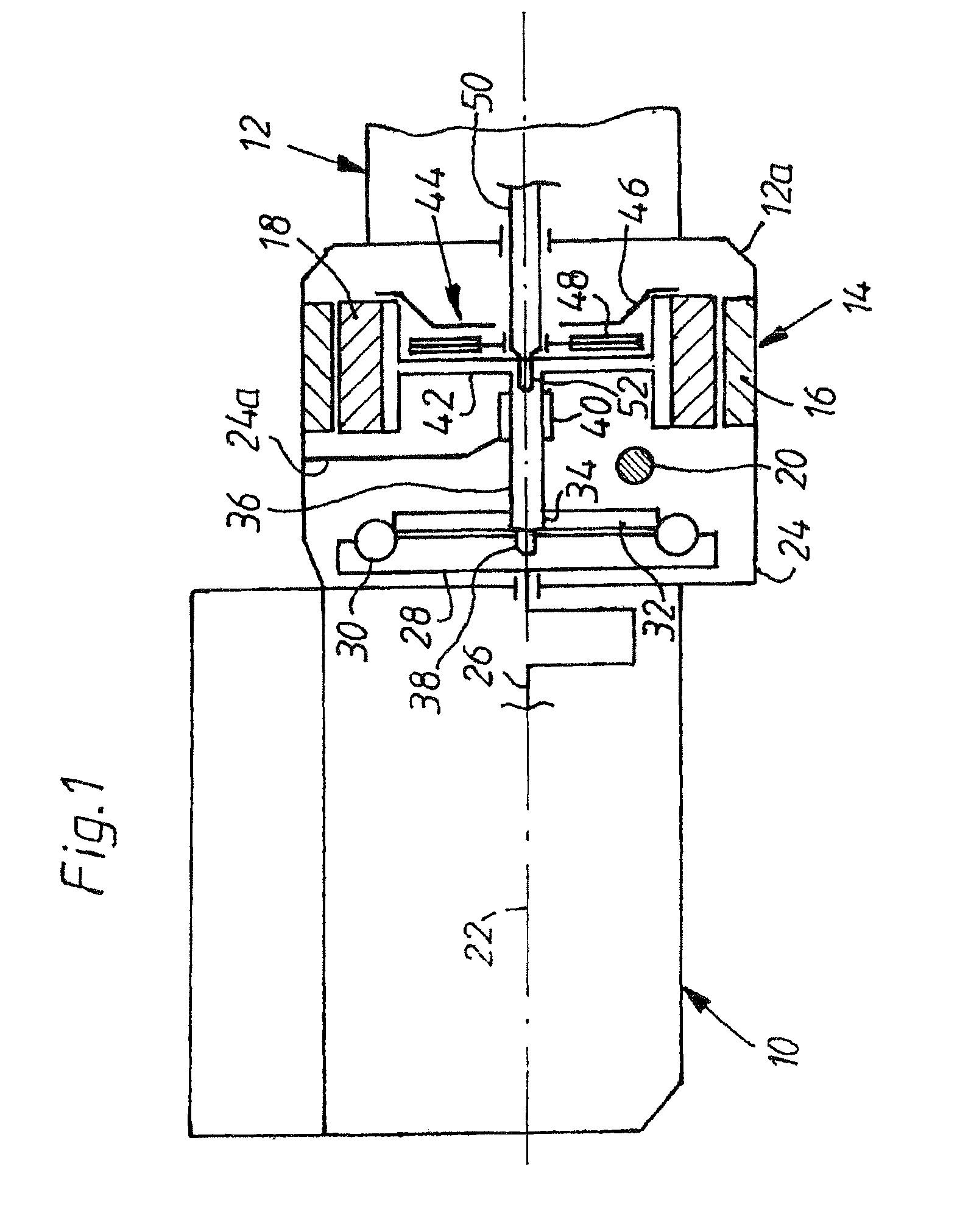 Arrangement of an electrical machine