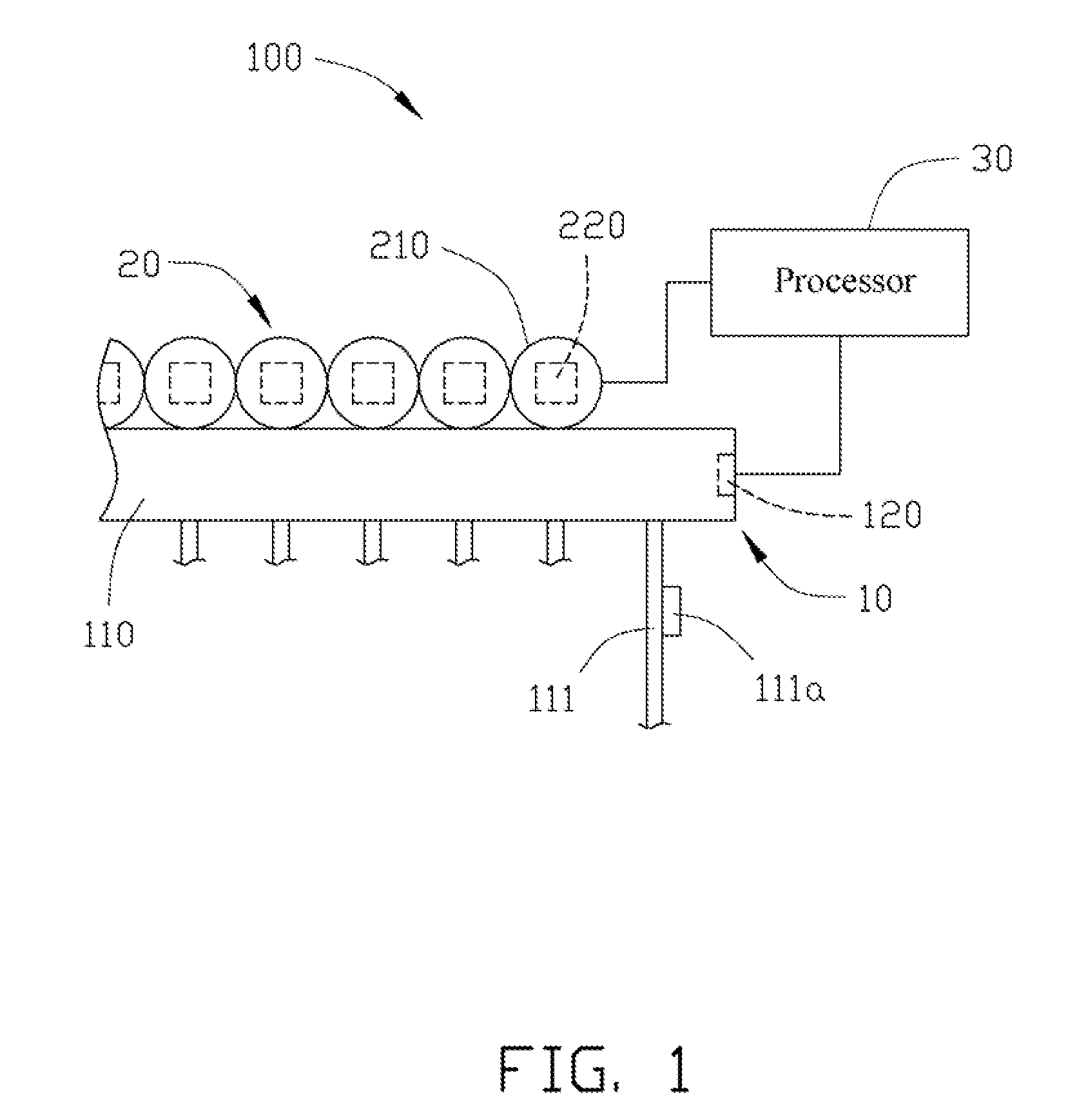Contact pressure and position detecting device and detecting method for same