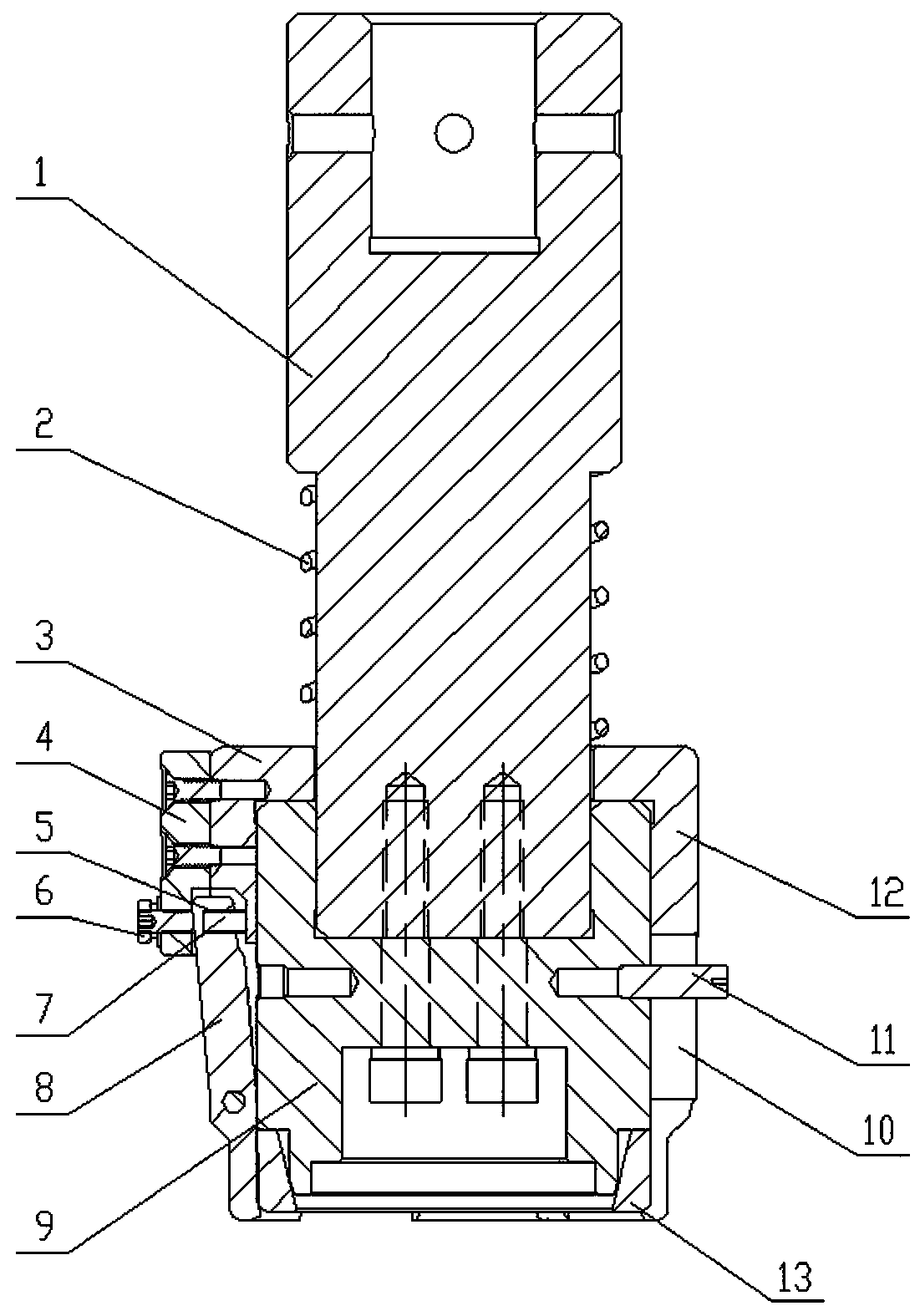 Bearing outer ring press fitting locking mechanism for transmission shell