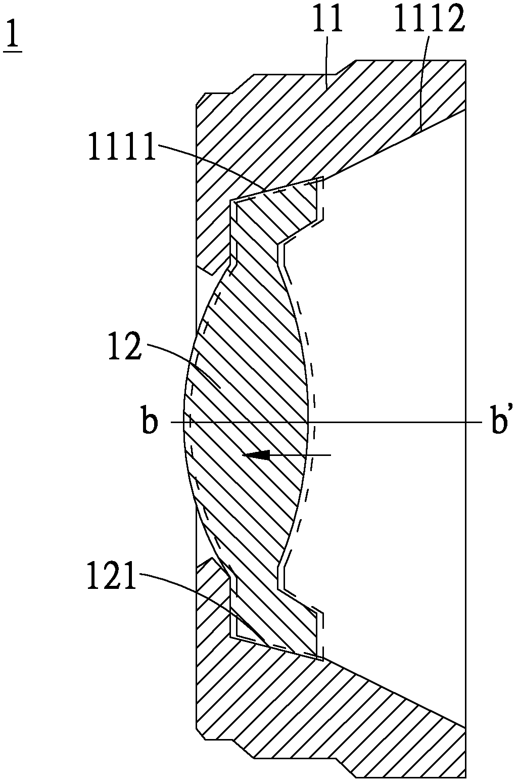 Lens structure and camera device