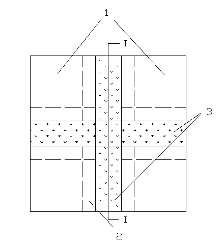 Green and ecological pavement method of sidewalk bricks