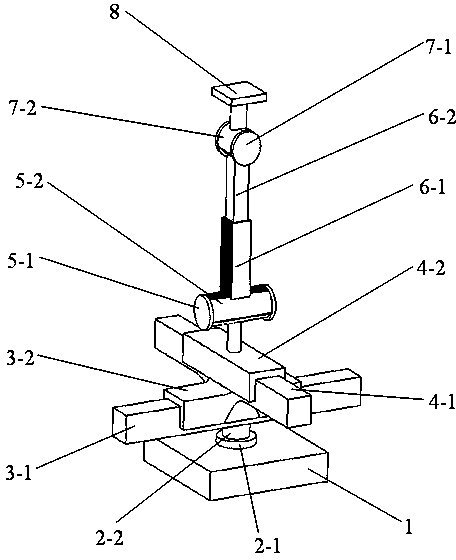 Three-axis stabilized platform angle detector for radar antenna and detection method thereof