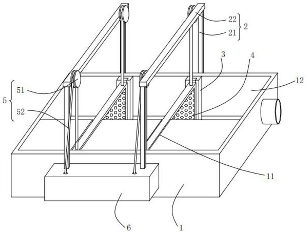 A moving bed biological aerated filter