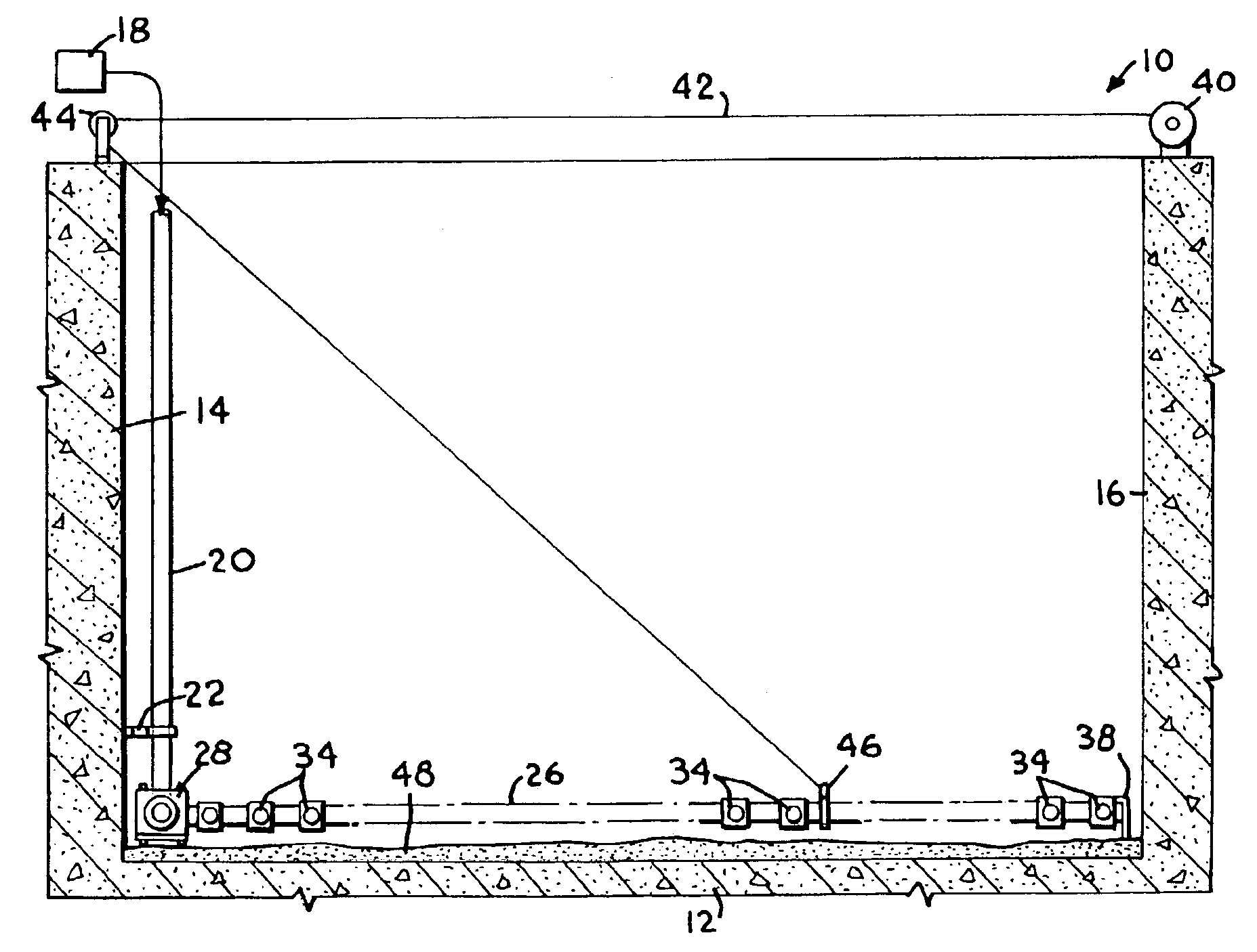 Wastewater aeration system with lift out lateral pipes and diffusers