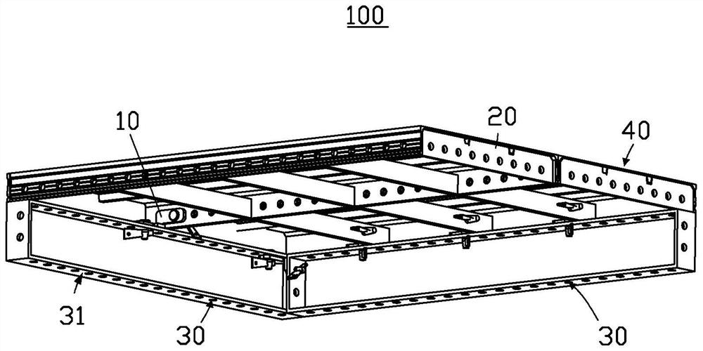 Connecting structure and formwork system