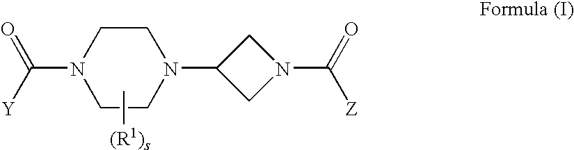 Azetidinyl diamides as monoacylglycerol lipase inhibitors