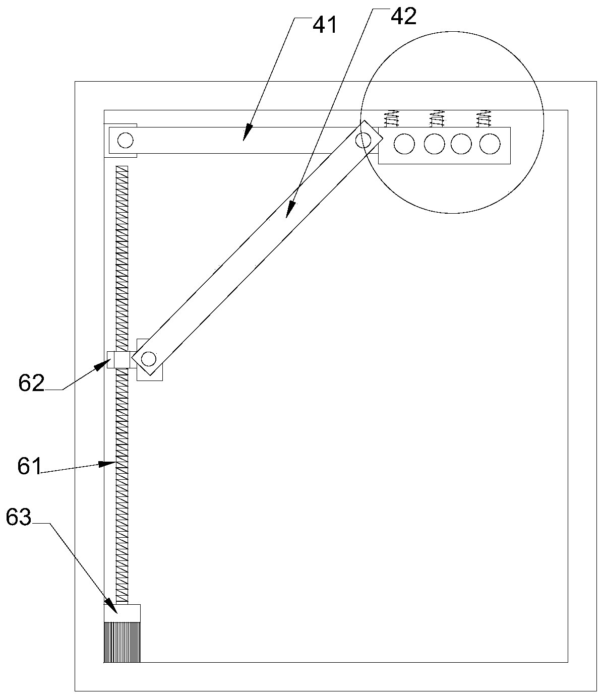High-voltage electric cabinet with arc detection device