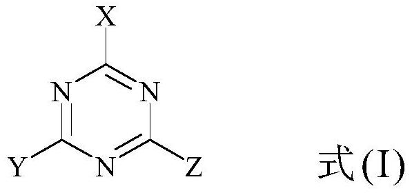 Triazine precursor, method for preparing triazine precursor and application of triazine precursor