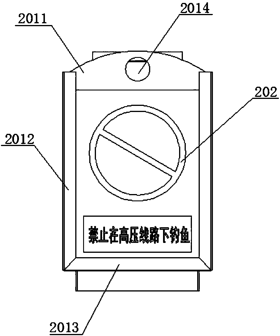 Safety-health-environment mark mounting mechanism and mounting device