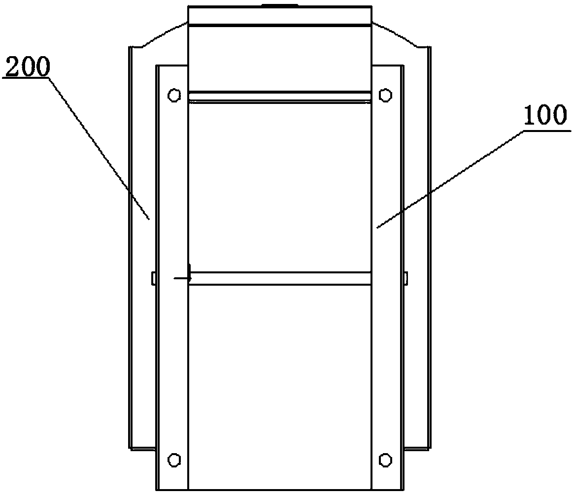 Safety-health-environment mark mounting mechanism and mounting device