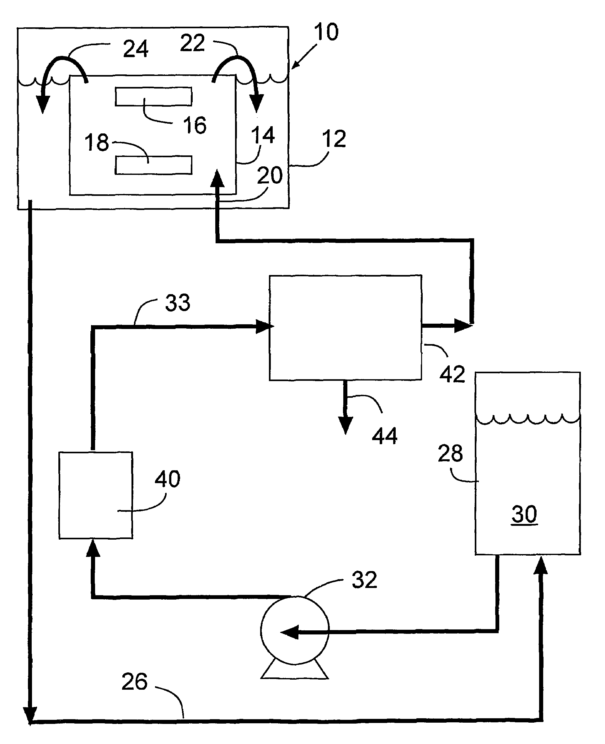 Process for degassing an aqueous plating solution