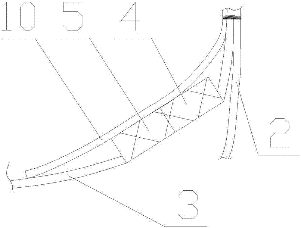 Ground inserting telescopic supporting column used for tourist tents