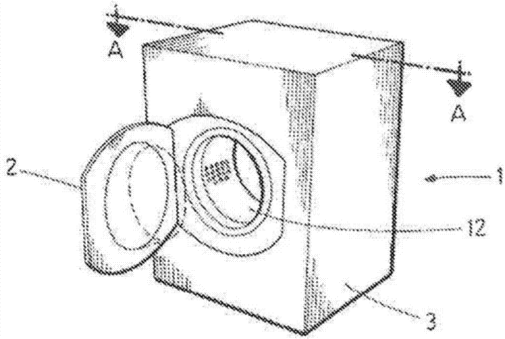 Rotary damping device for electrical household appliance