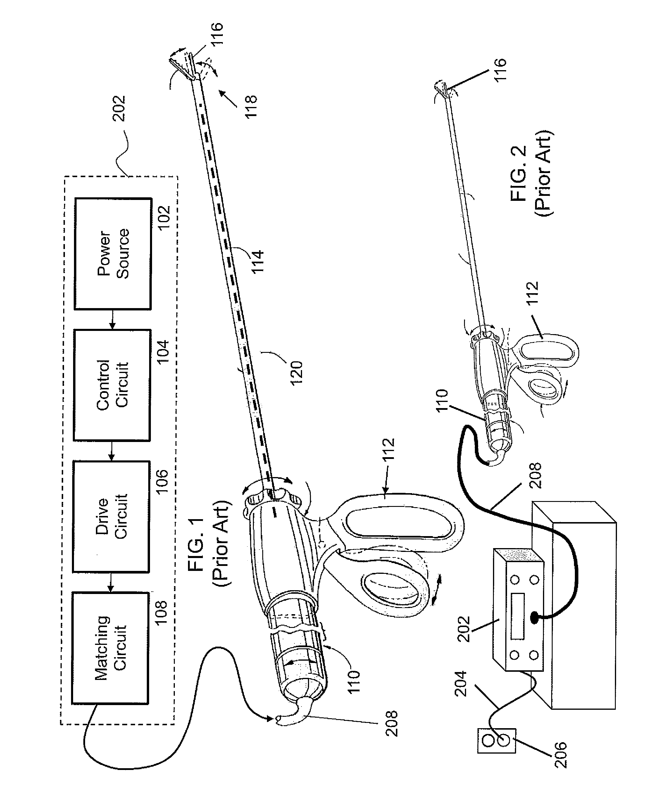 Battery-powered hand-held ultrasonic surgical cautery cutting device