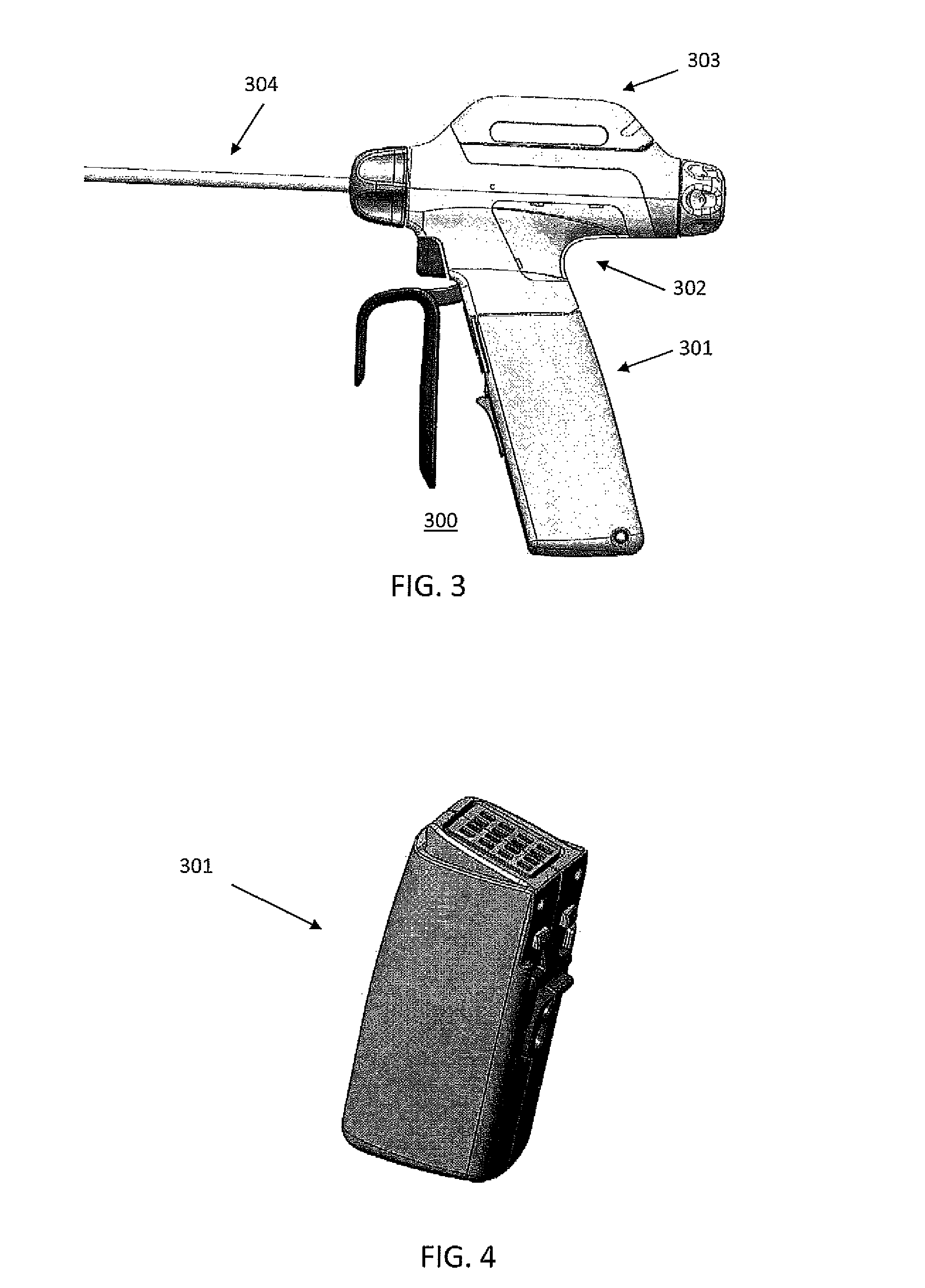 Battery-powered hand-held ultrasonic surgical cautery cutting device