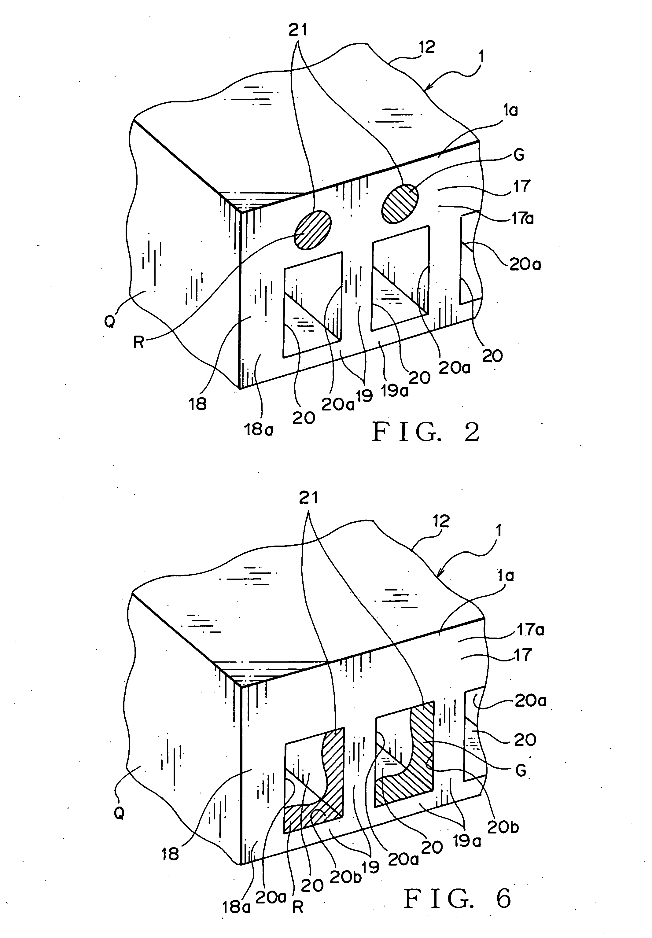 Connector housing, connector housing marking method, and method of inserting terminal metal fitting into connector housing