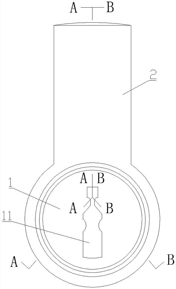 Antitheft lock head with stepped-shaped inner bolt holes