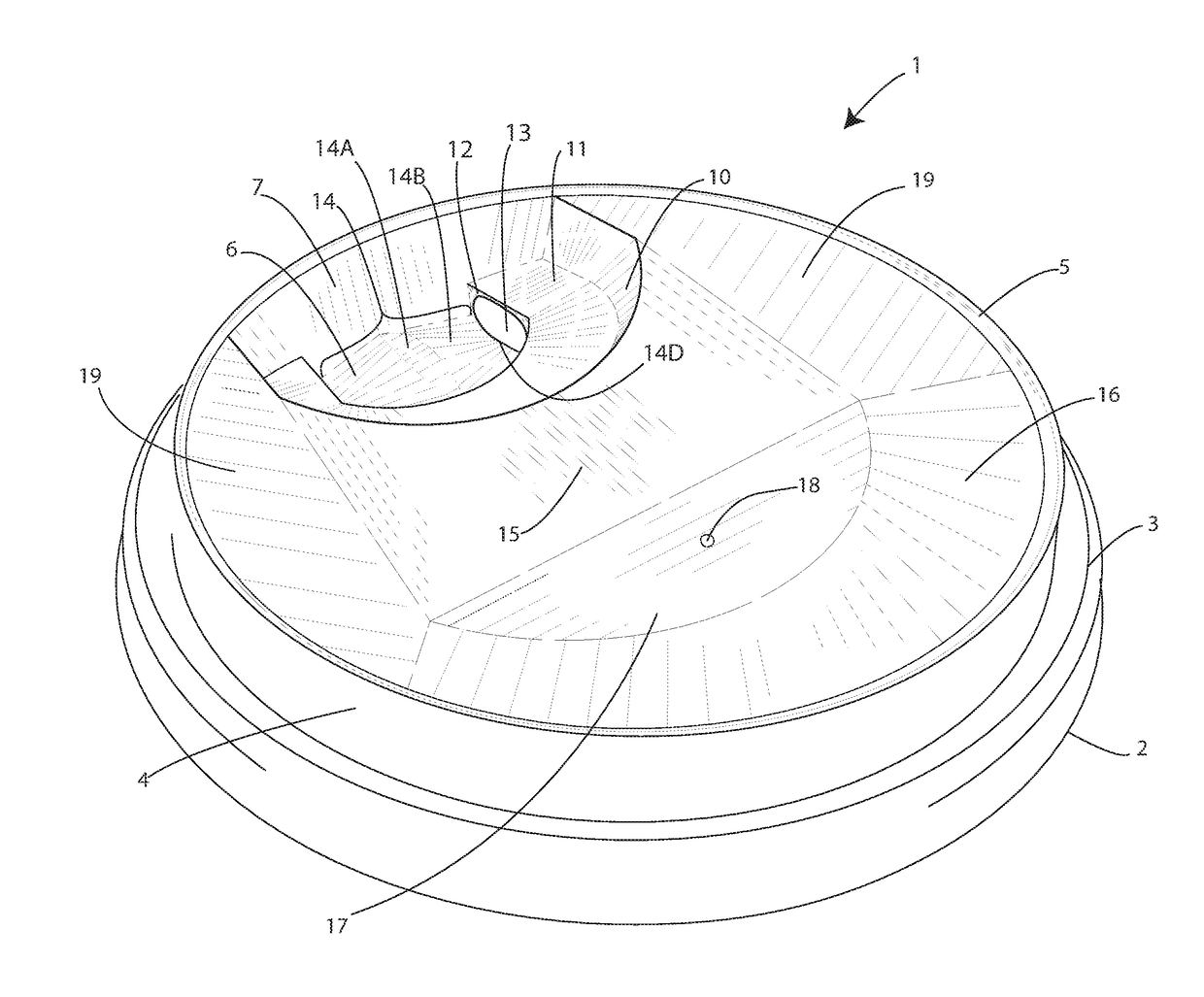 Spill resistant cup lid