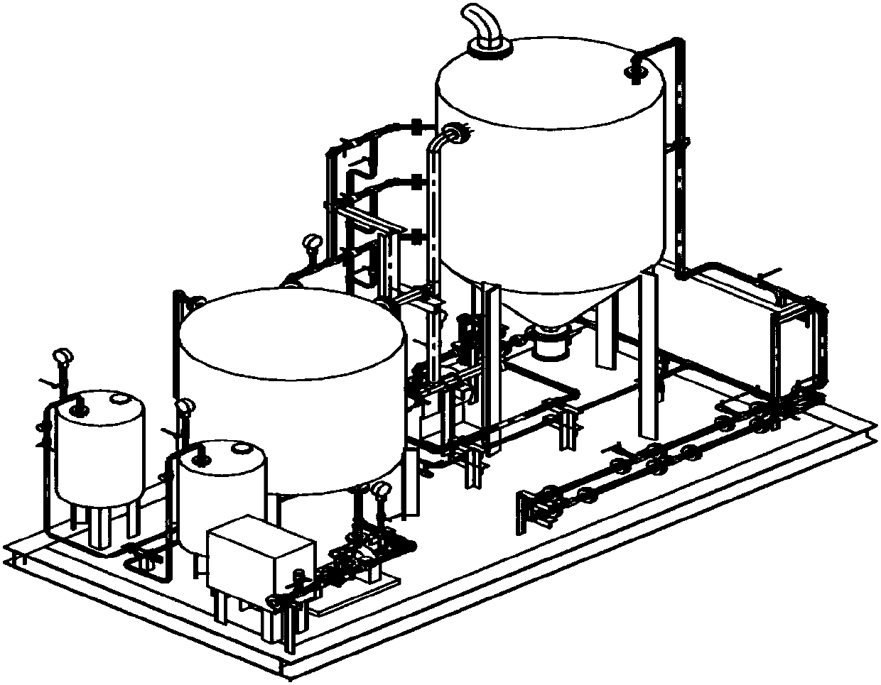 Dynamic performance evaluation device for water purifying agent used for oily sewage