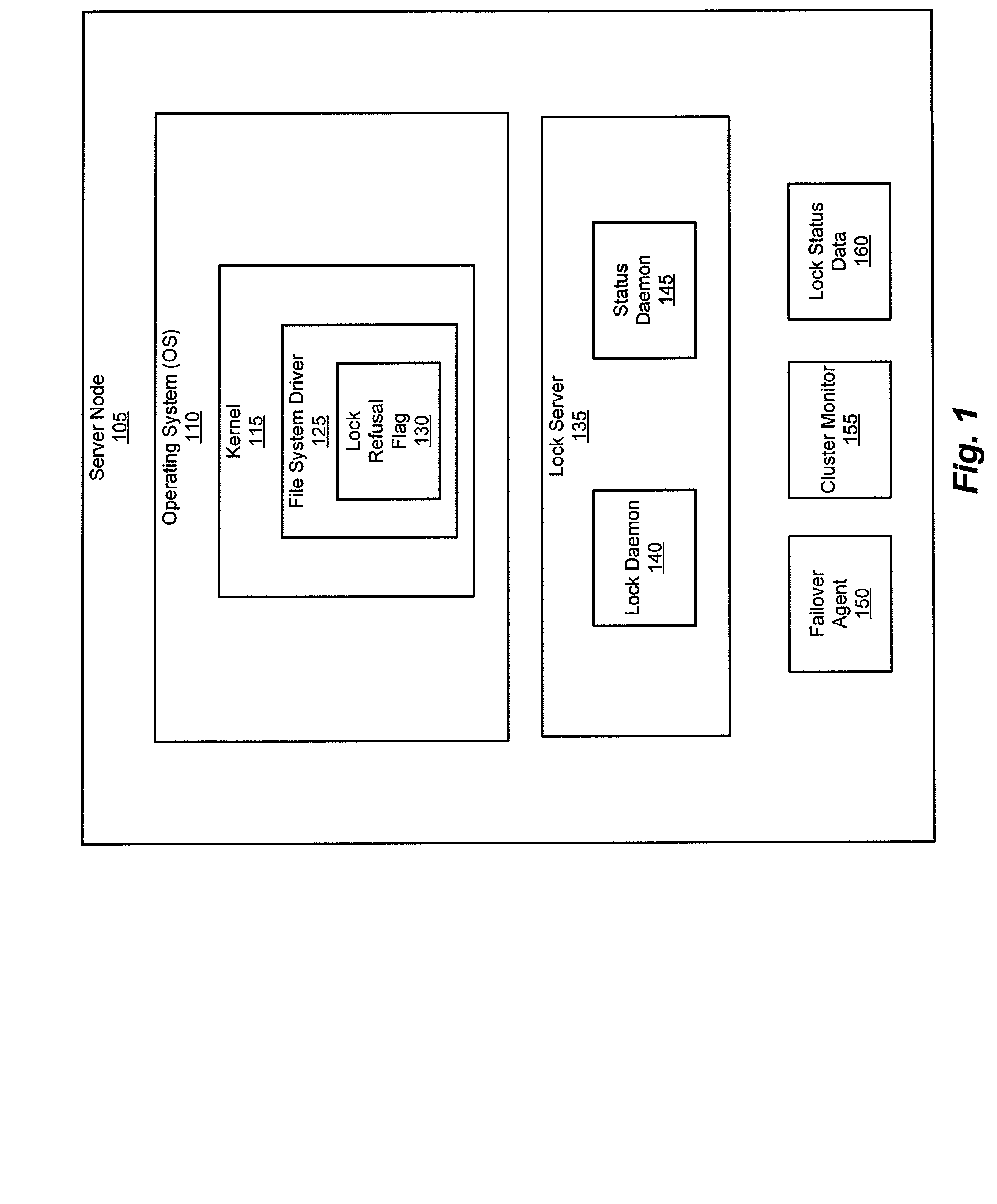 System and method for implementing clustered network file system lock management
