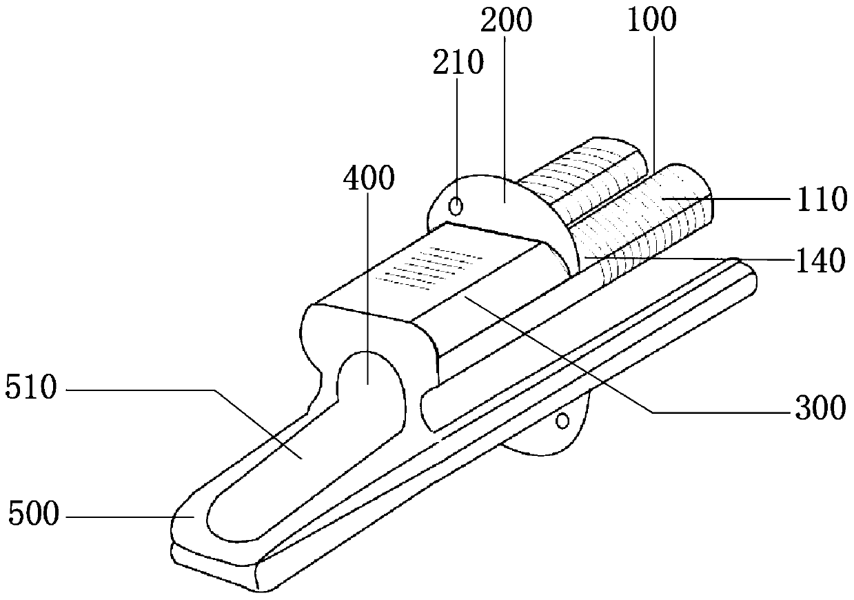 Dental pad type fixation device for orotracheal catheter