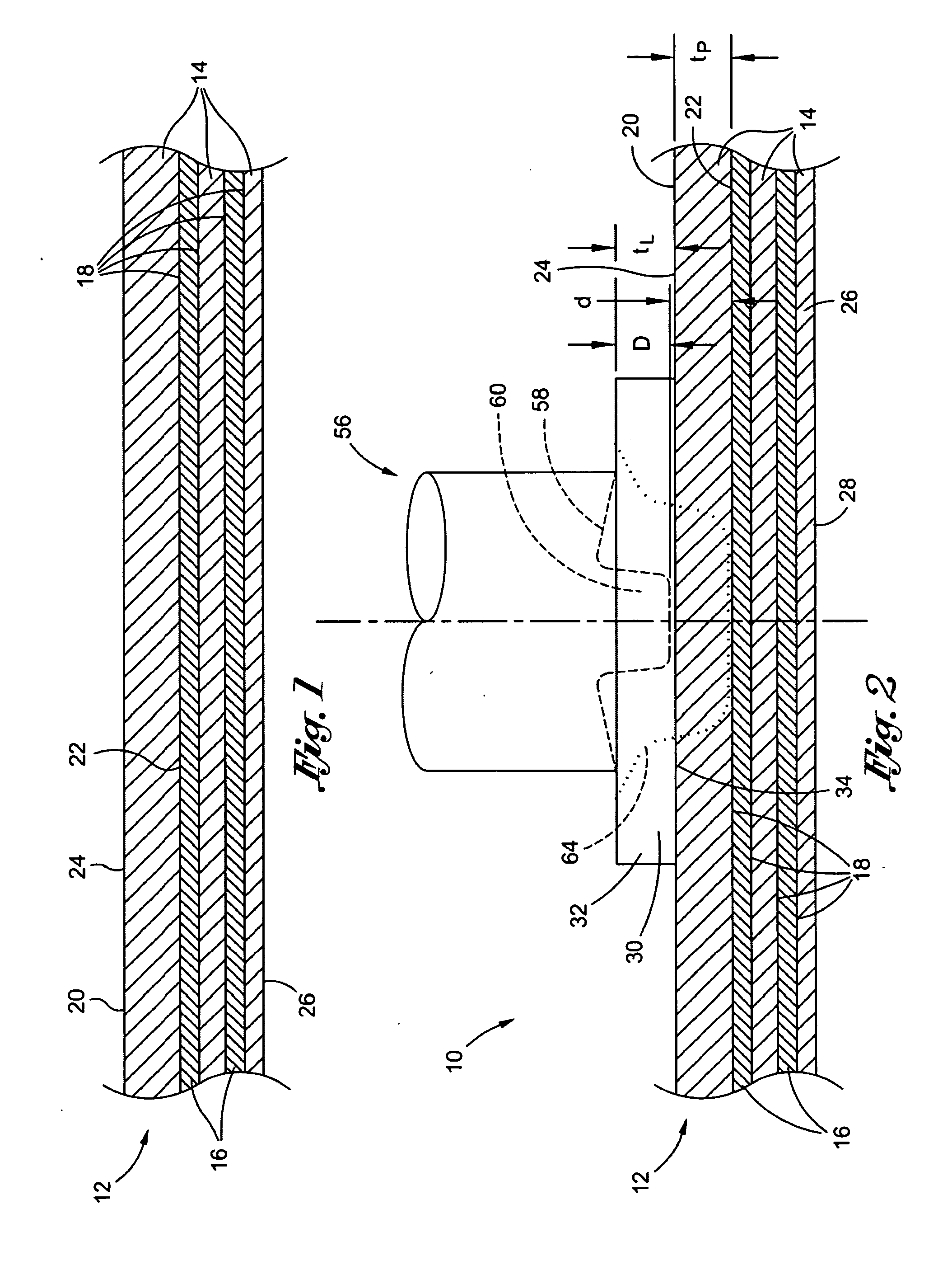 System and method for integrally forming a stiffener with a fiber metal laminate