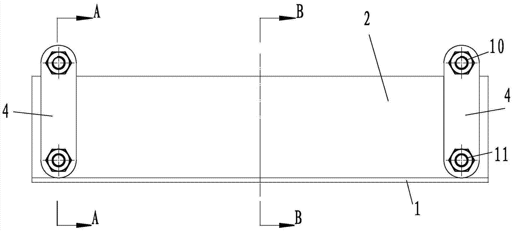 Cement sample mold that is easy to disassemble