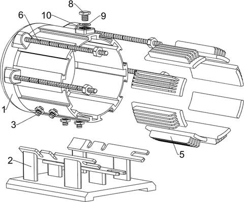 Motor shell and motor stator structure