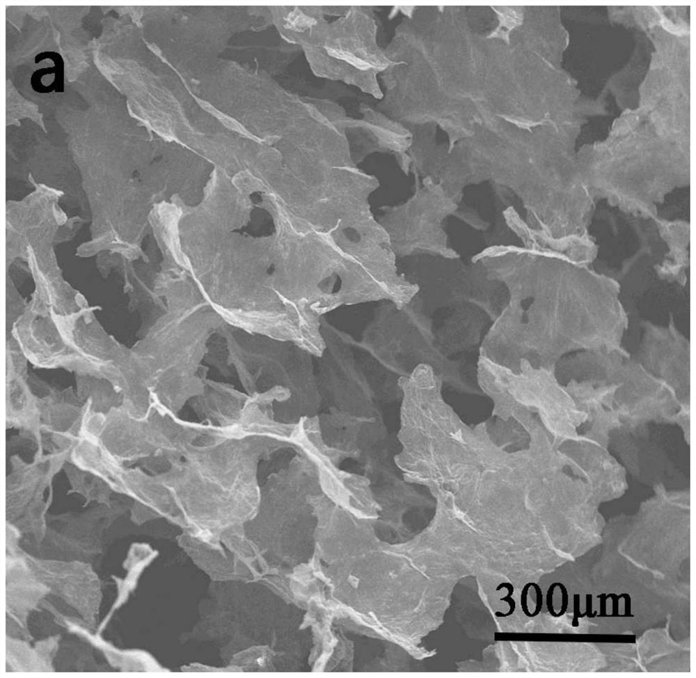 A kind of graphene/sodium alginate/carbon nanotube composite elastic aerogel for strain sensor and preparation method thereof