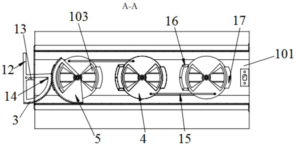 Unloading device, agricultural machinery with the same and unloading method