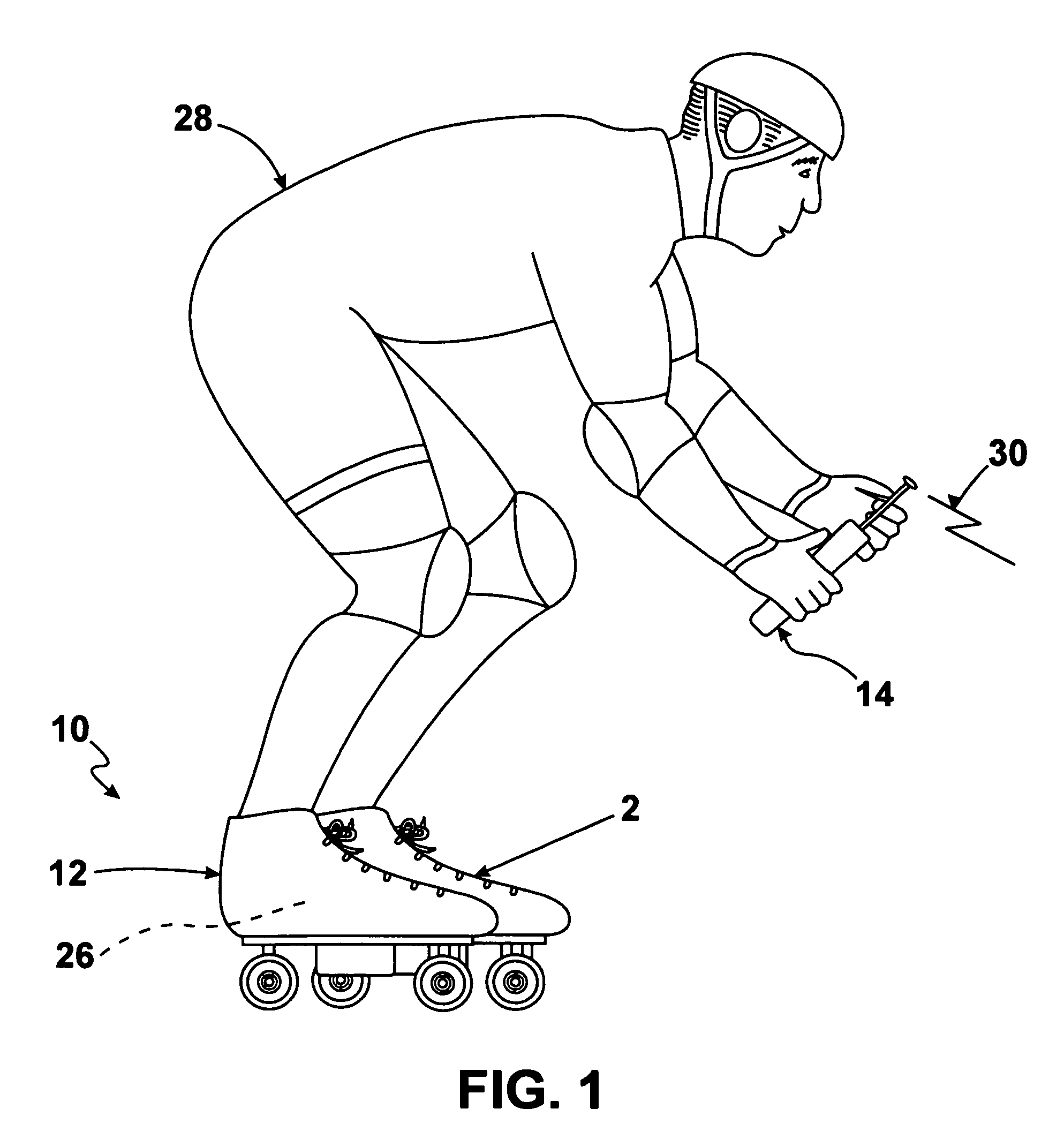 Battery-powered, remote-controlled, motor-driven, steerable roller skates