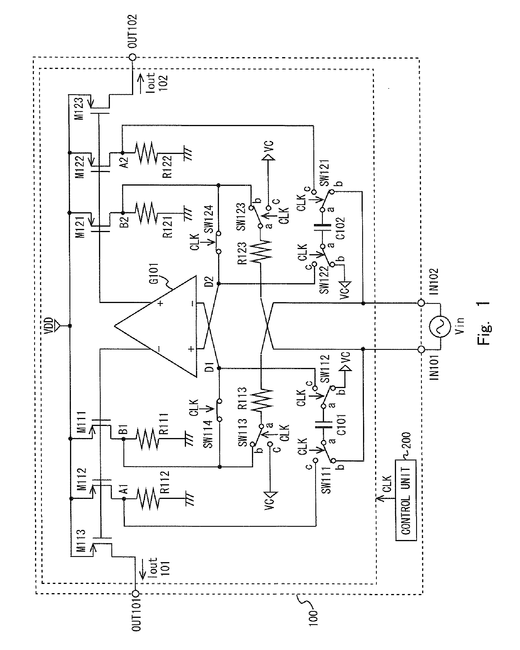 Voltage/current conversion circuit