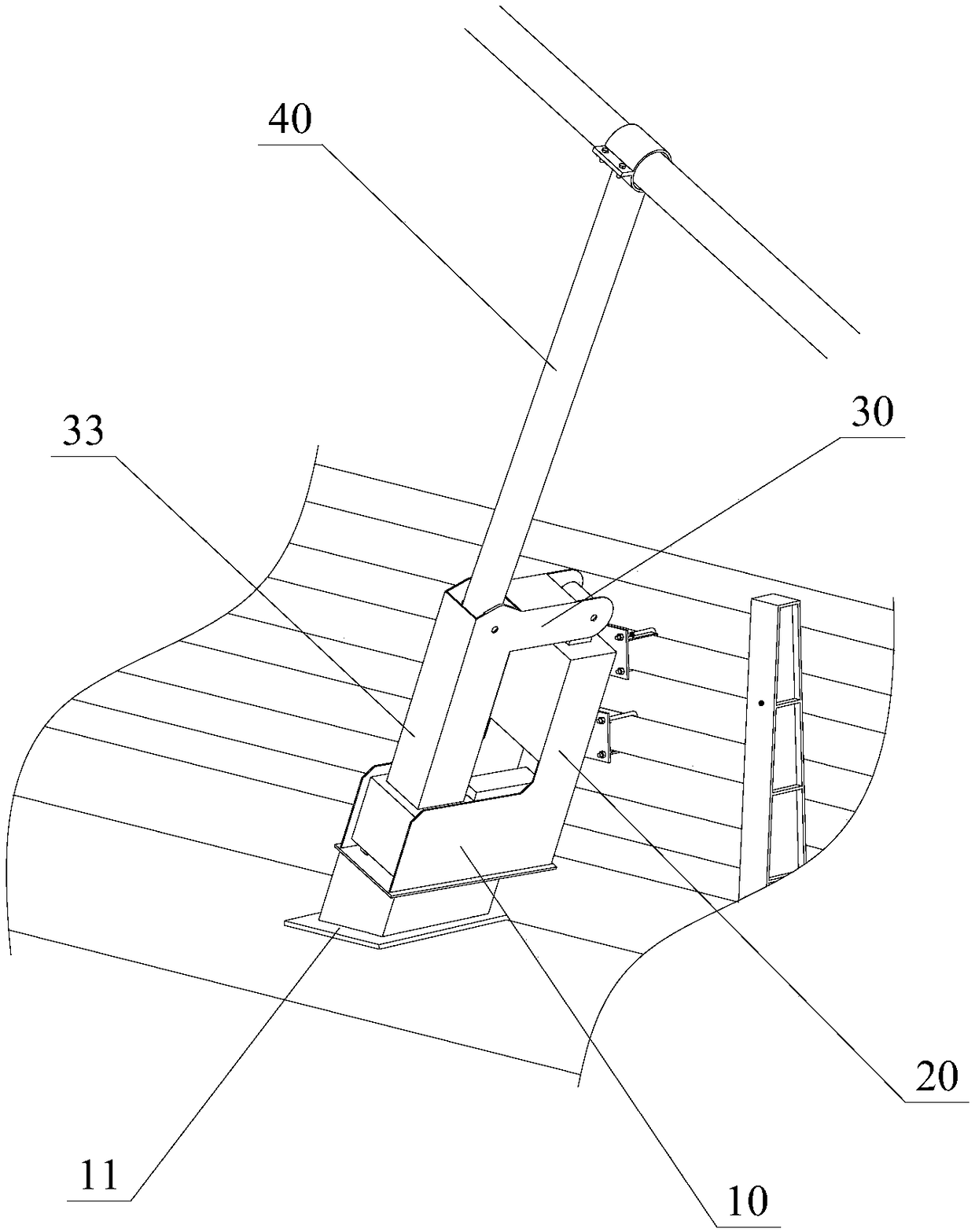 Stay cable damper combined with cable force testing