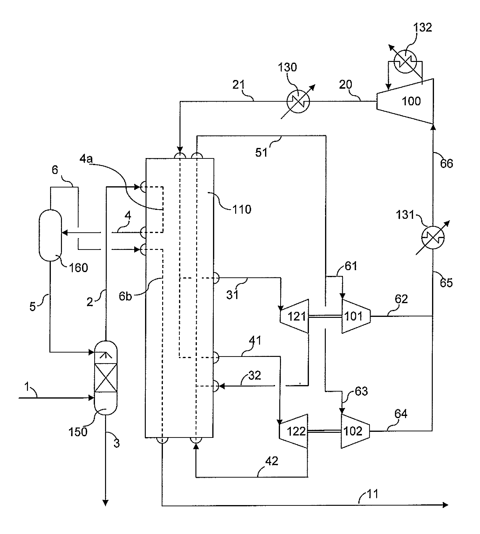 Method and system for producing liquefied natural gas (LNG)