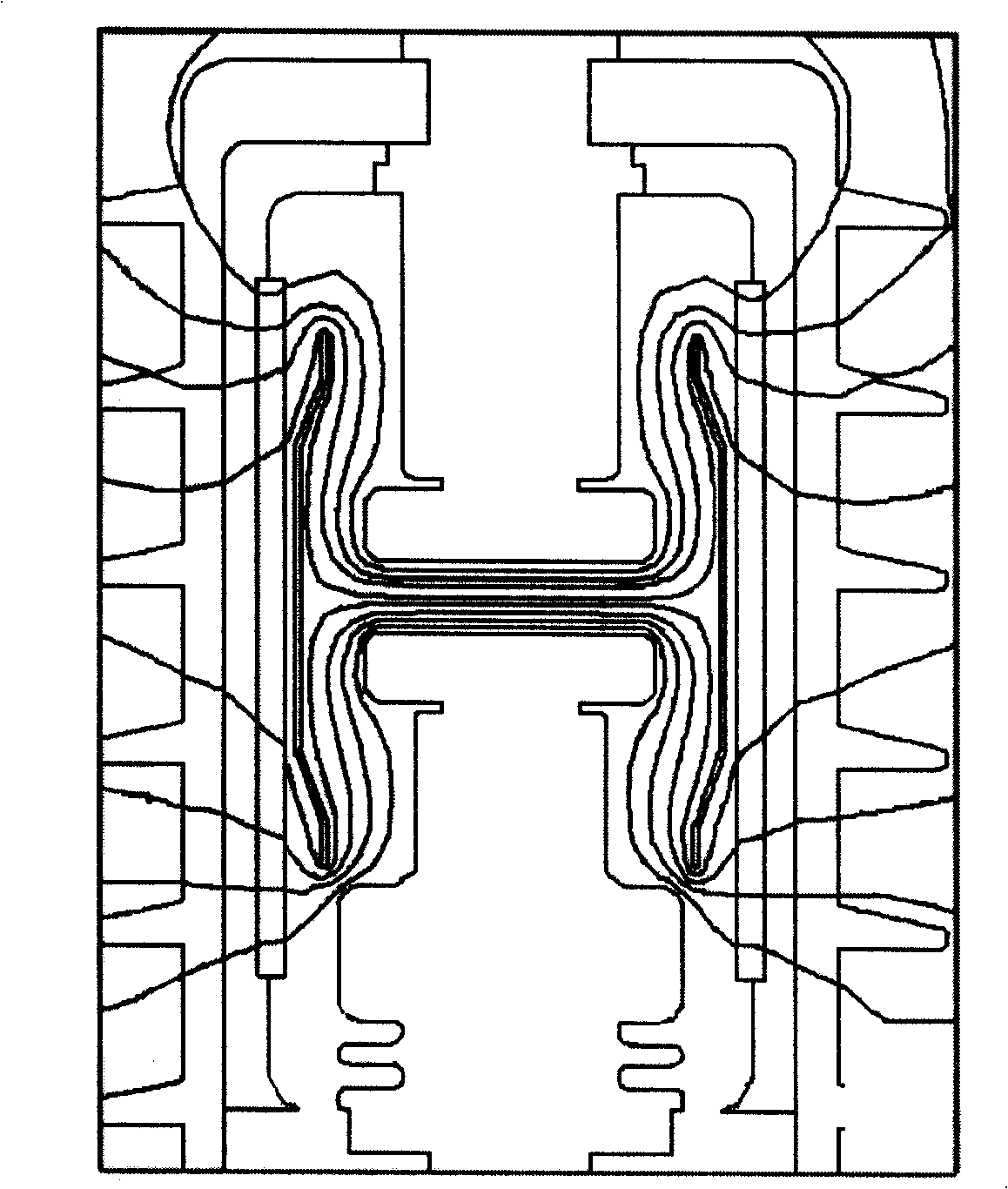 Vacuum circuit breaker on 24kV outdoor column