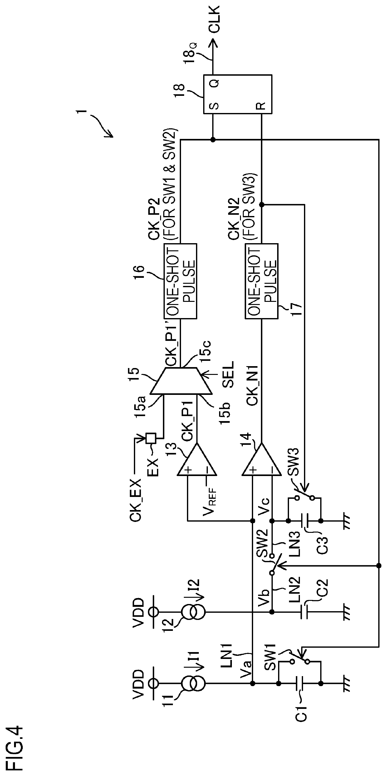 Clock generation circuit, switching power supply device, and semiconductor device