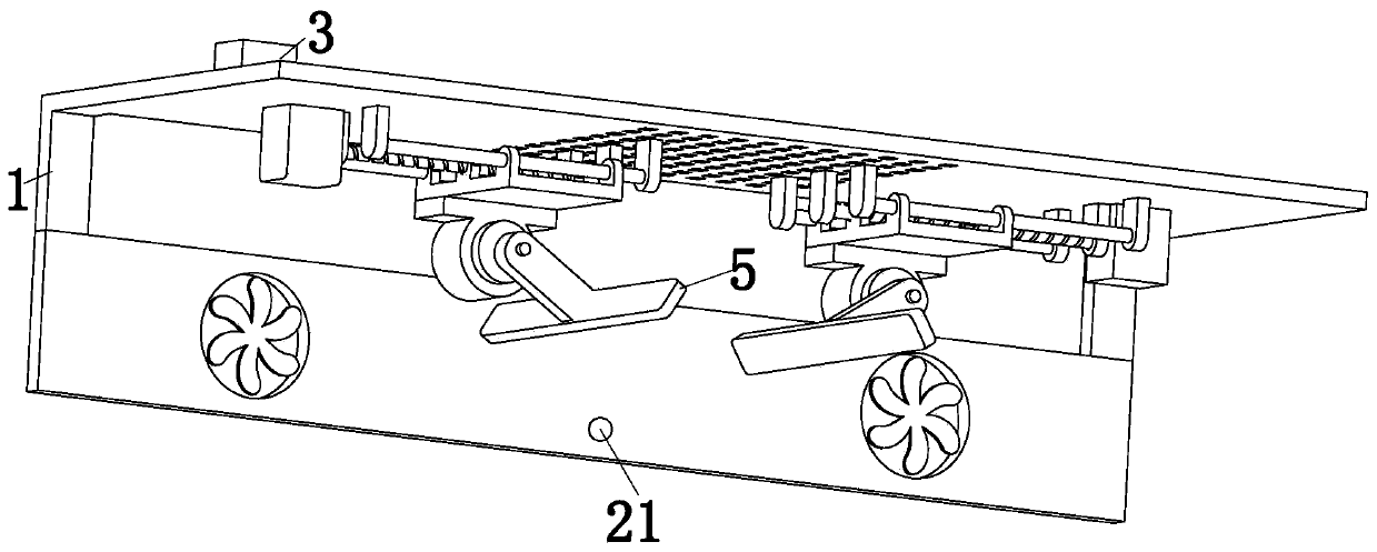 A maintenance device for a robot for the auxiliary treatment of facial paralysis diseases