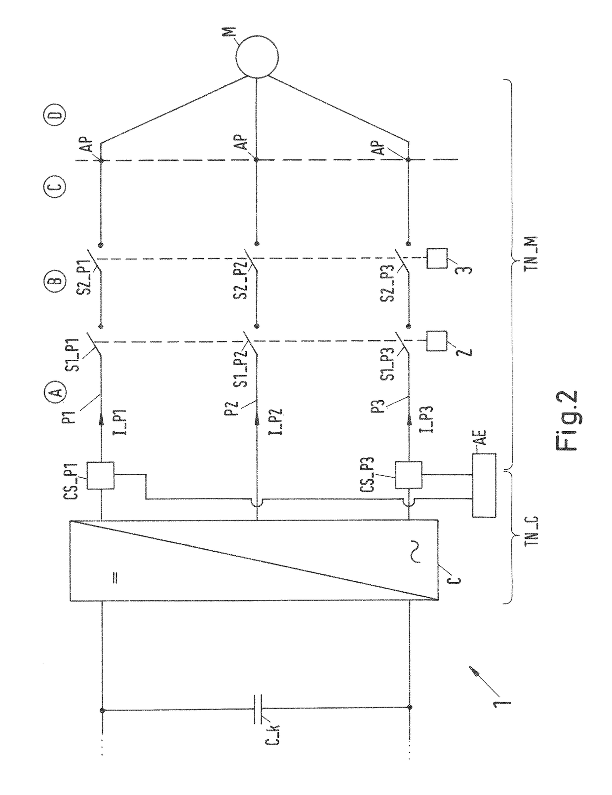 Method and device for monitoring an electrical network in a rail vehicle, and rail vehicle