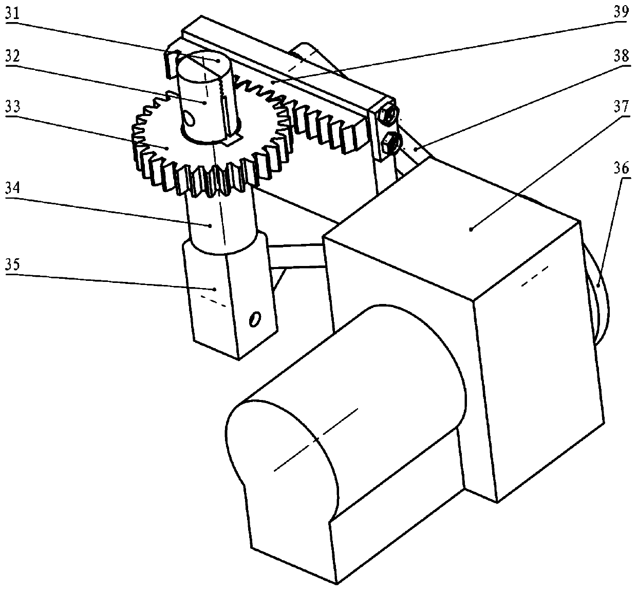 Artificial anterior cruciate ligament stretching and twisting combined load fatigue simulation device and test method thereof