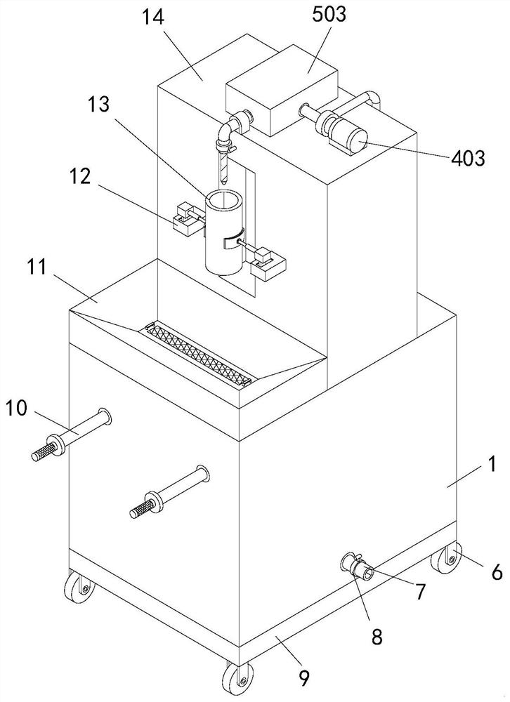 Pervious concrete detection device and detection method