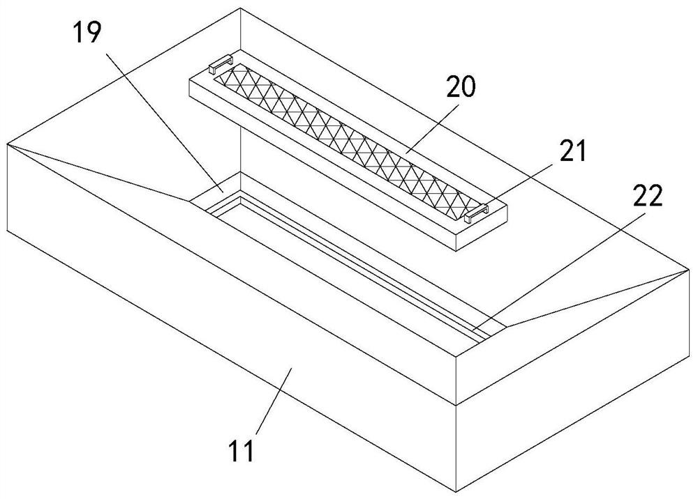 Pervious concrete detection device and detection method