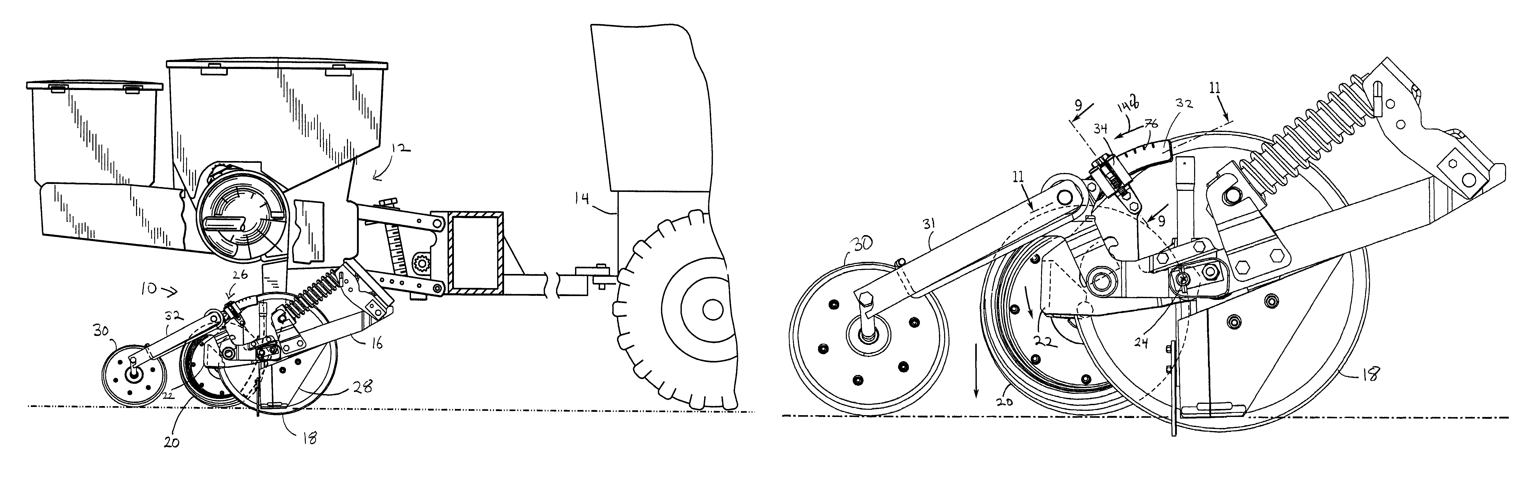 System and method for a disc opener with gauge wheel depth adjustment assembly