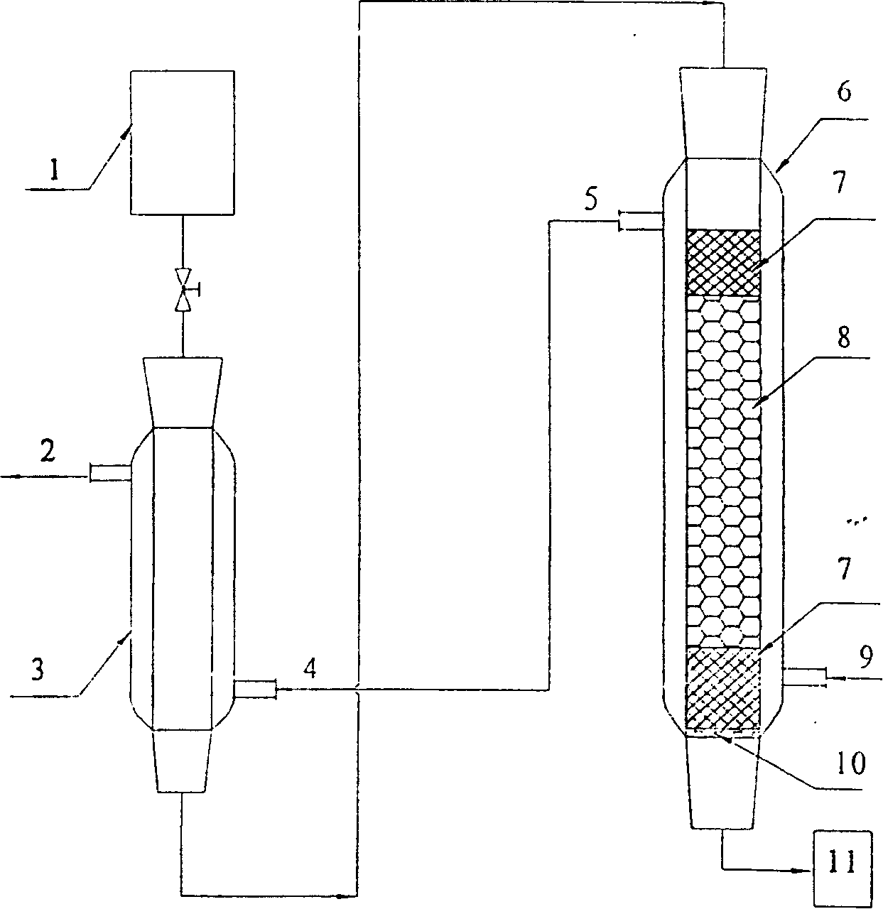 Device and method for catalytic synthesis of acetyl tri-n-butyl citrate by fixed bed reactor
