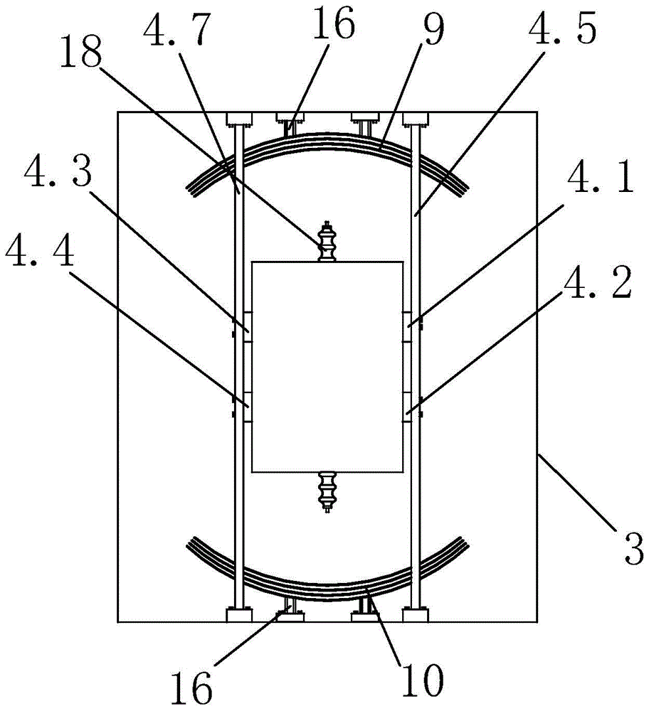 Compact enclosed gas-insulated impulse voltage generator