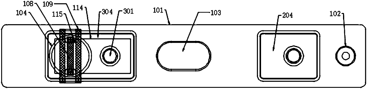 Built-in dual-function protection device for battery and battery